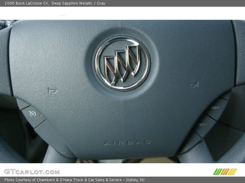 Deep Sapphire Metallic / Gray 2006 Buick LaCrosse CX