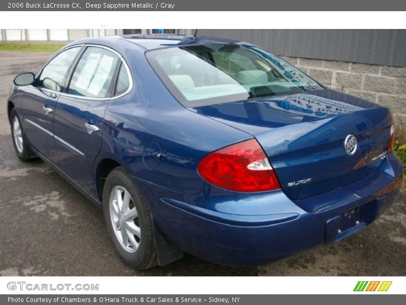 Deep Sapphire Metallic / Gray 2006 Buick LaCrosse CX