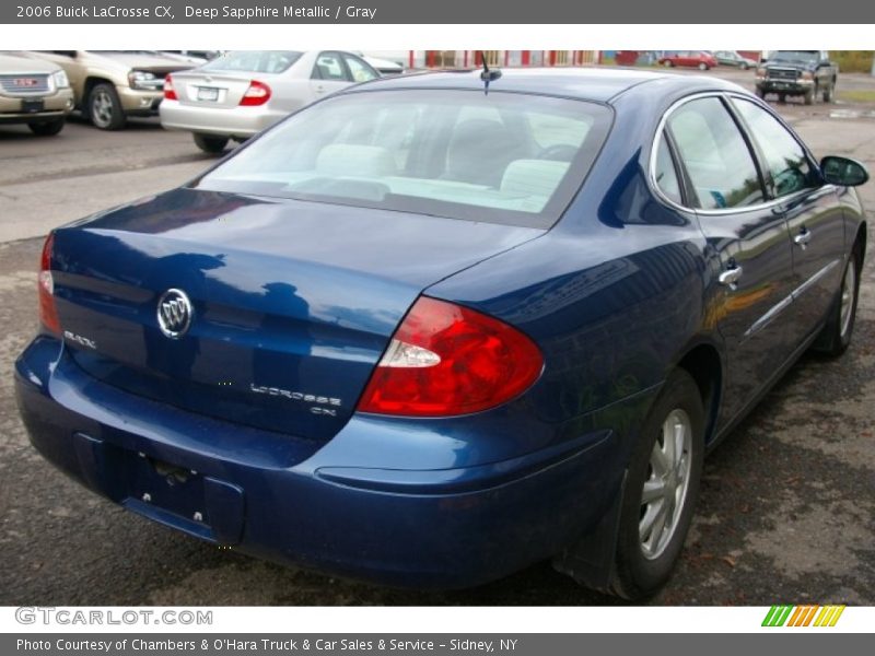 Deep Sapphire Metallic / Gray 2006 Buick LaCrosse CX