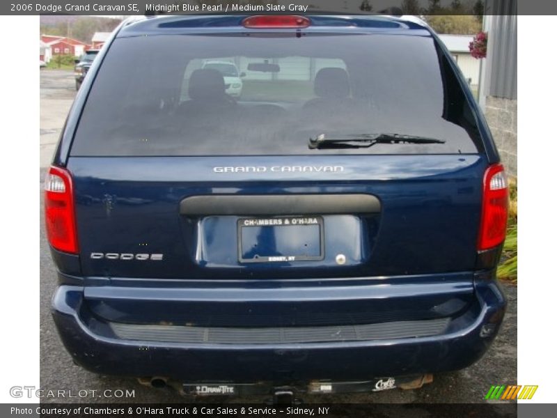 Midnight Blue Pearl / Medium Slate Gray 2006 Dodge Grand Caravan SE