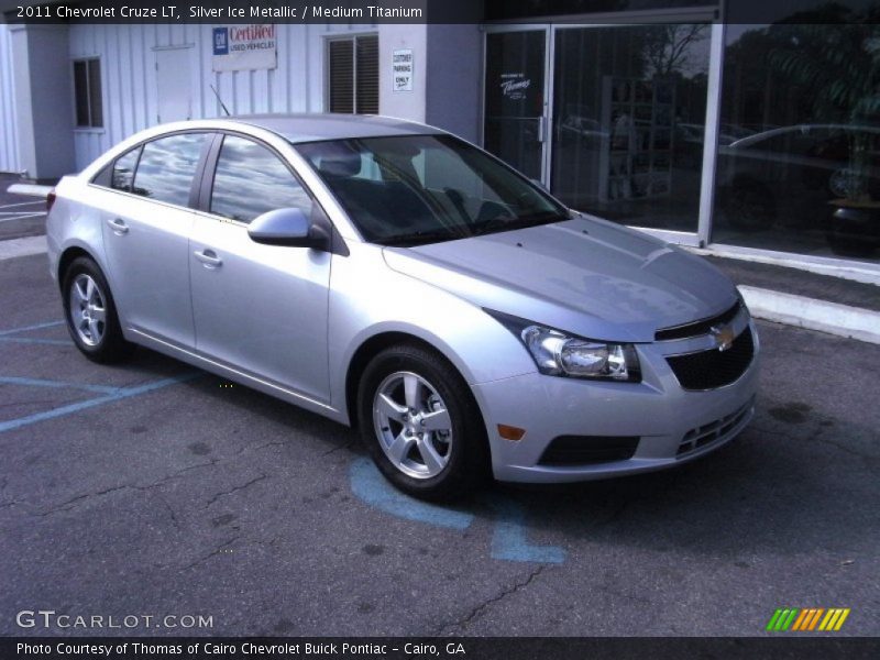 Silver Ice Metallic / Medium Titanium 2011 Chevrolet Cruze LT