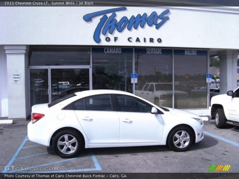 Summit White / Jet Black 2011 Chevrolet Cruze LT