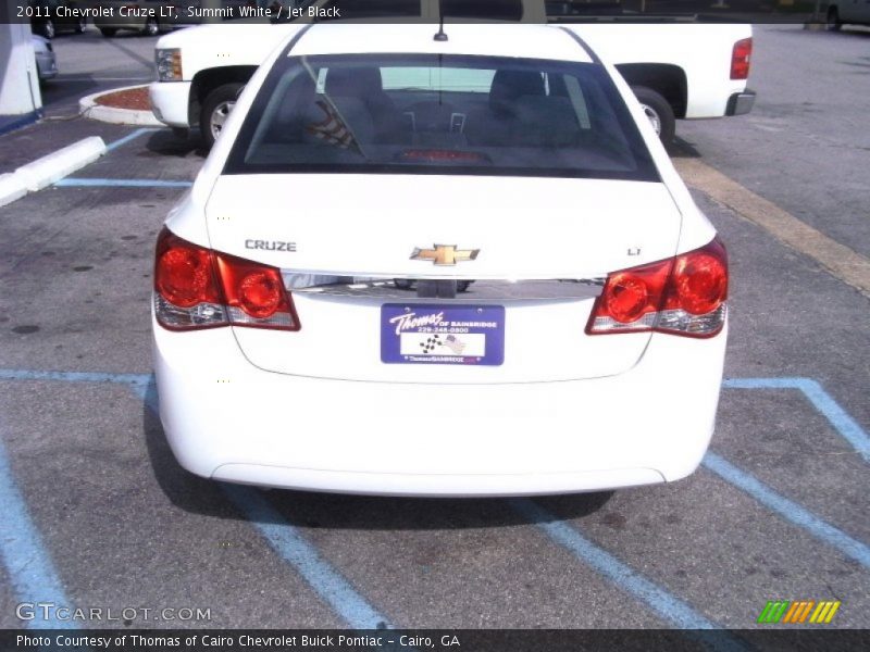 Summit White / Jet Black 2011 Chevrolet Cruze LT