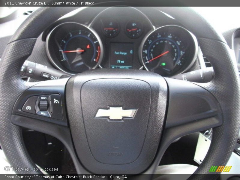 Summit White / Jet Black 2011 Chevrolet Cruze LT