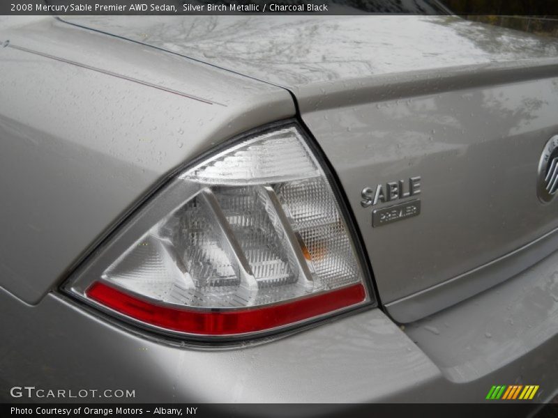 Silver Birch Metallic / Charcoal Black 2008 Mercury Sable Premier AWD Sedan