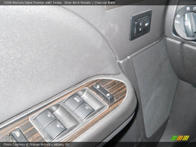 Silver Birch Metallic / Charcoal Black 2008 Mercury Sable Premier AWD Sedan