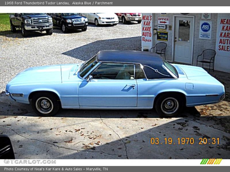 Alaska Blue / Parchment 1968 Ford Thunderbird Tudor Landau