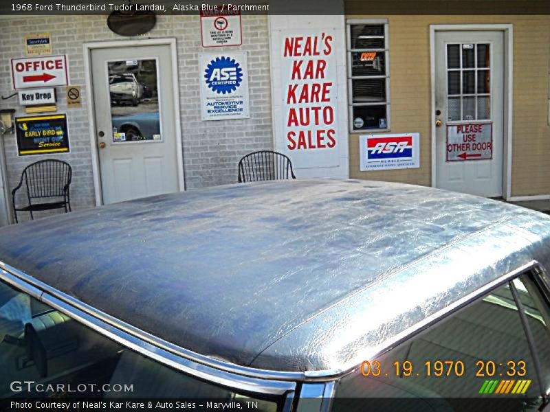 Alaska Blue / Parchment 1968 Ford Thunderbird Tudor Landau