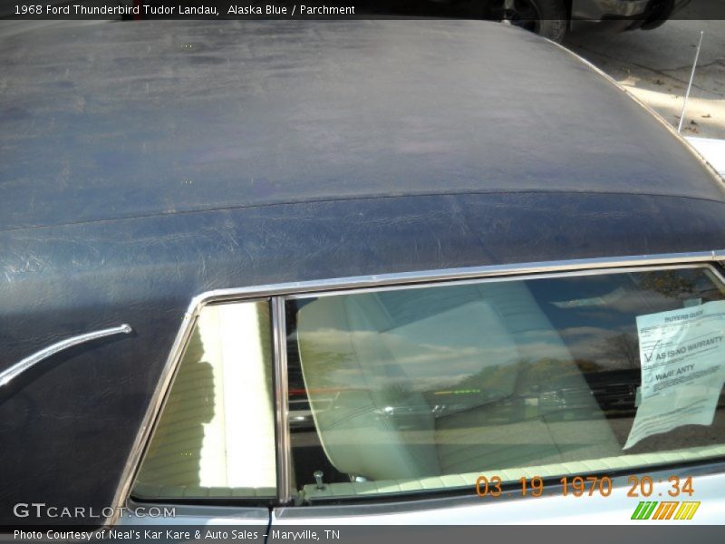 Alaska Blue / Parchment 1968 Ford Thunderbird Tudor Landau
