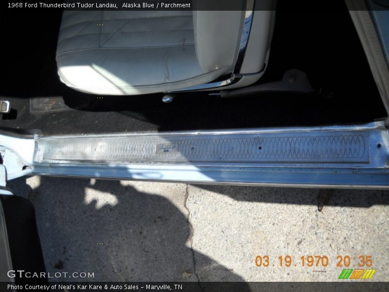 Alaska Blue / Parchment 1968 Ford Thunderbird Tudor Landau
