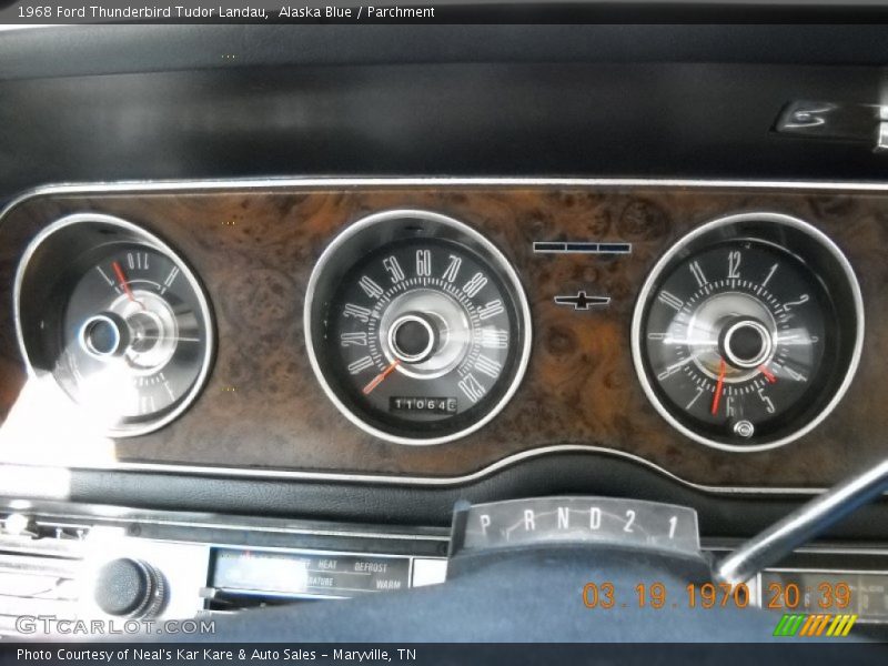  1968 Thunderbird Tudor Landau Tudor Landau Gauges