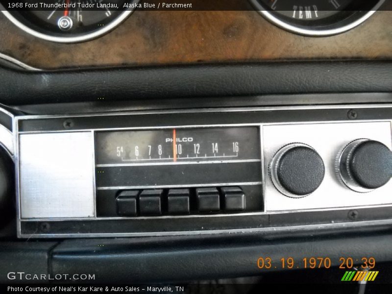 Audio System of 1968 Thunderbird Tudor Landau