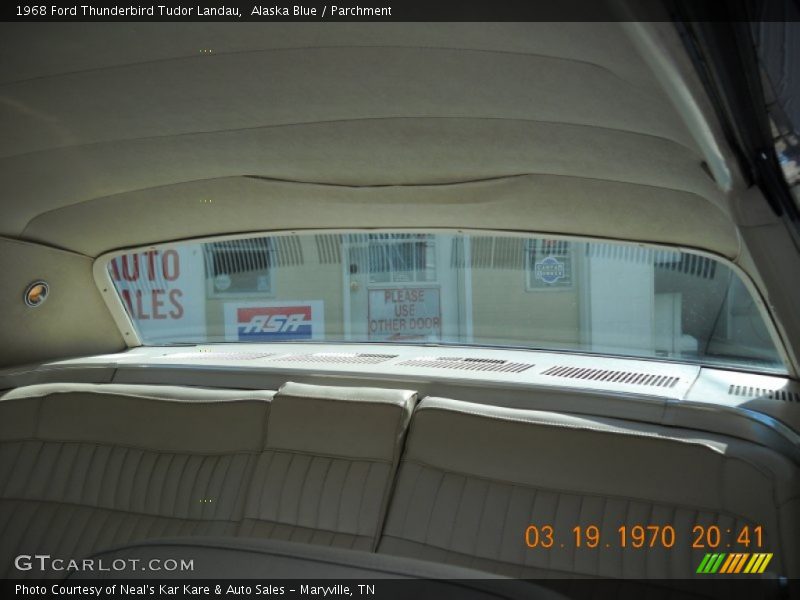 Alaska Blue / Parchment 1968 Ford Thunderbird Tudor Landau