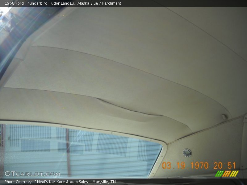 Alaska Blue / Parchment 1968 Ford Thunderbird Tudor Landau
