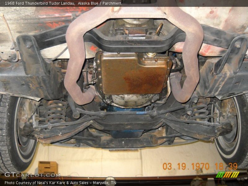 Undercarriage of 1968 Thunderbird Tudor Landau