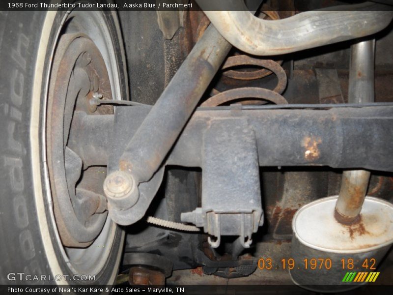 Undercarriage of 1968 Thunderbird Tudor Landau