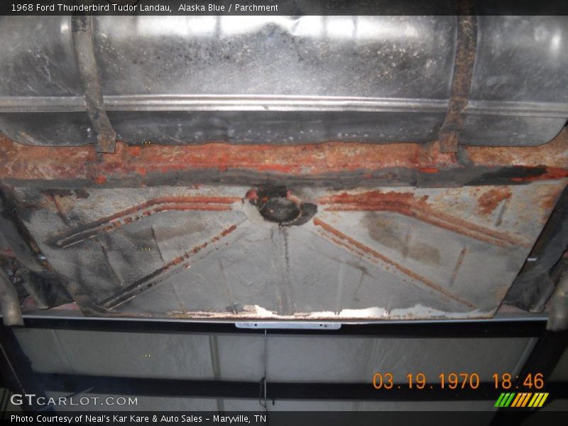 Undercarriage of 1968 Thunderbird Tudor Landau