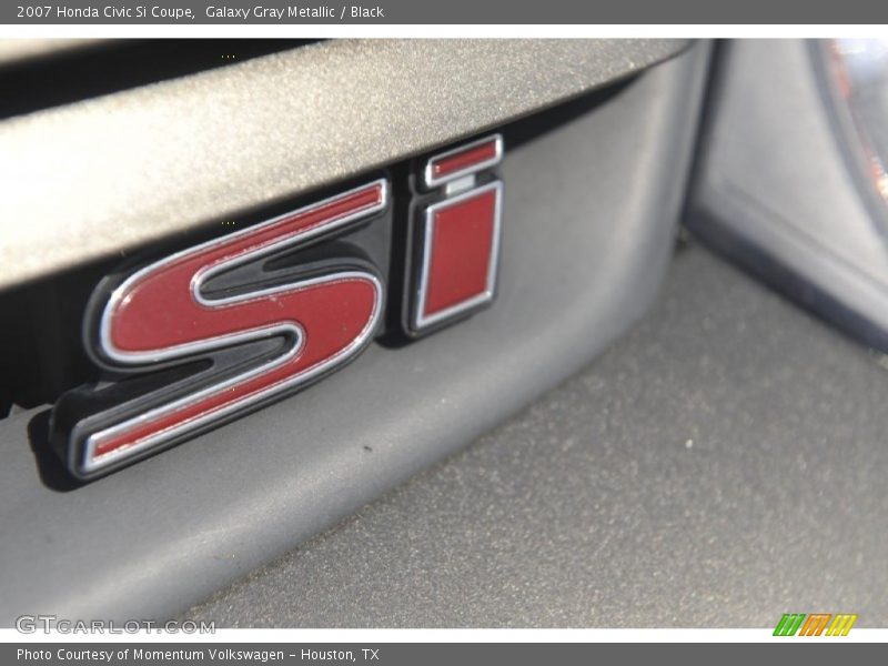 Galaxy Gray Metallic / Black 2007 Honda Civic Si Coupe