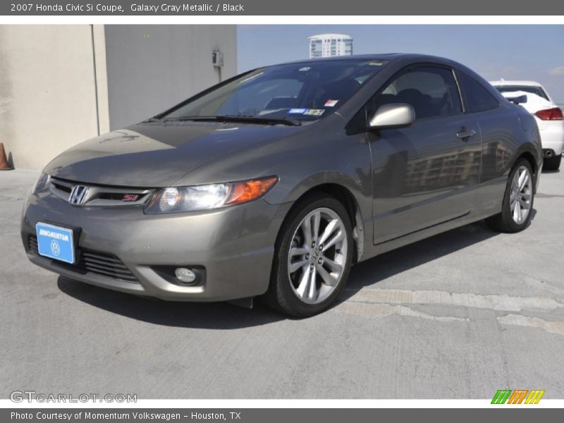 Galaxy Gray Metallic / Black 2007 Honda Civic Si Coupe