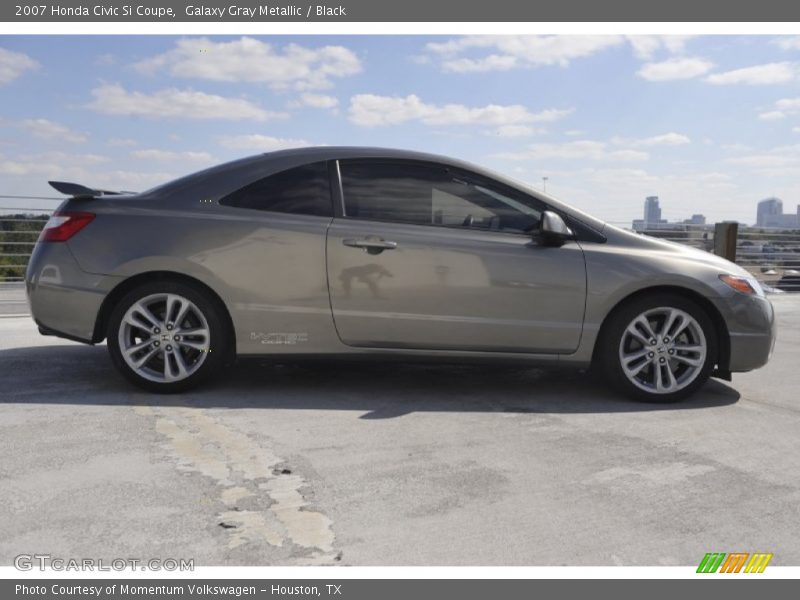 Galaxy Gray Metallic / Black 2007 Honda Civic Si Coupe