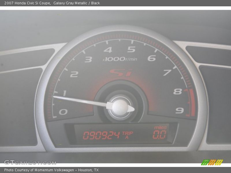 Galaxy Gray Metallic / Black 2007 Honda Civic Si Coupe