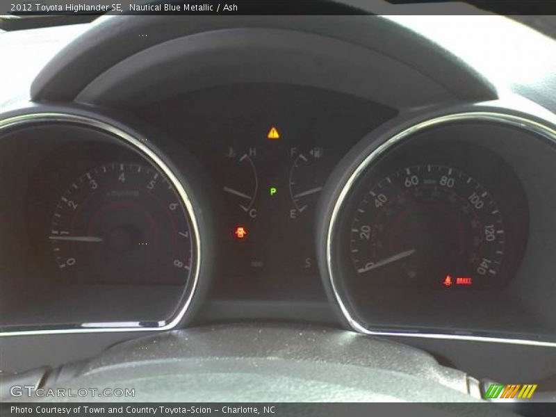 Nautical Blue Metallic / Ash 2012 Toyota Highlander SE