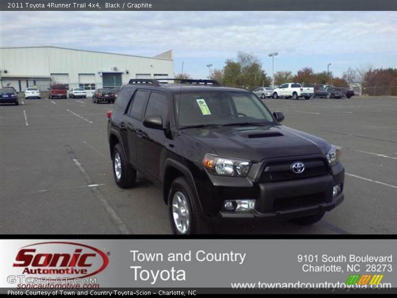 Black / Graphite 2011 Toyota 4Runner Trail 4x4