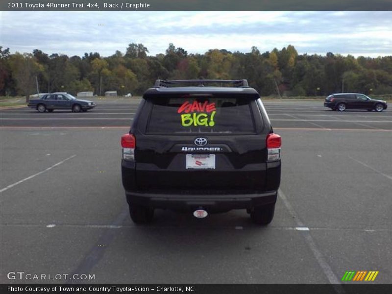 Black / Graphite 2011 Toyota 4Runner Trail 4x4