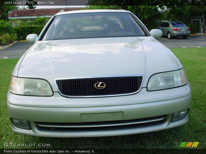 White / Tan 1994 Lexus GS 300