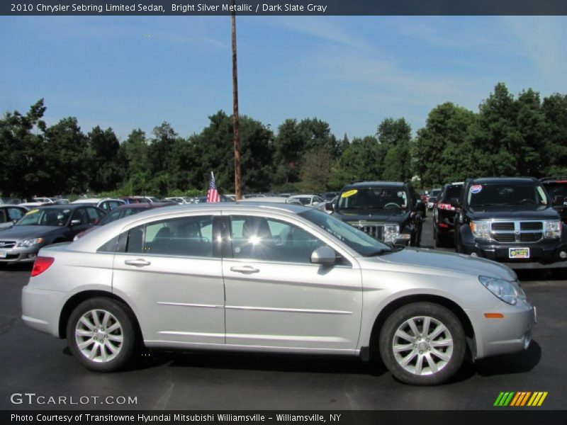 Bright Silver Metallic / Dark Slate Gray 2010 Chrysler Sebring Limited Sedan