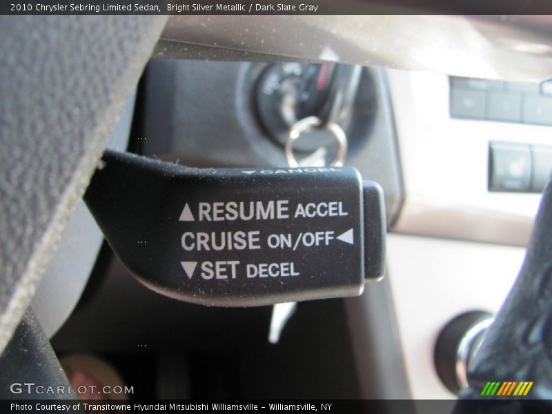 Bright Silver Metallic / Dark Slate Gray 2010 Chrysler Sebring Limited Sedan