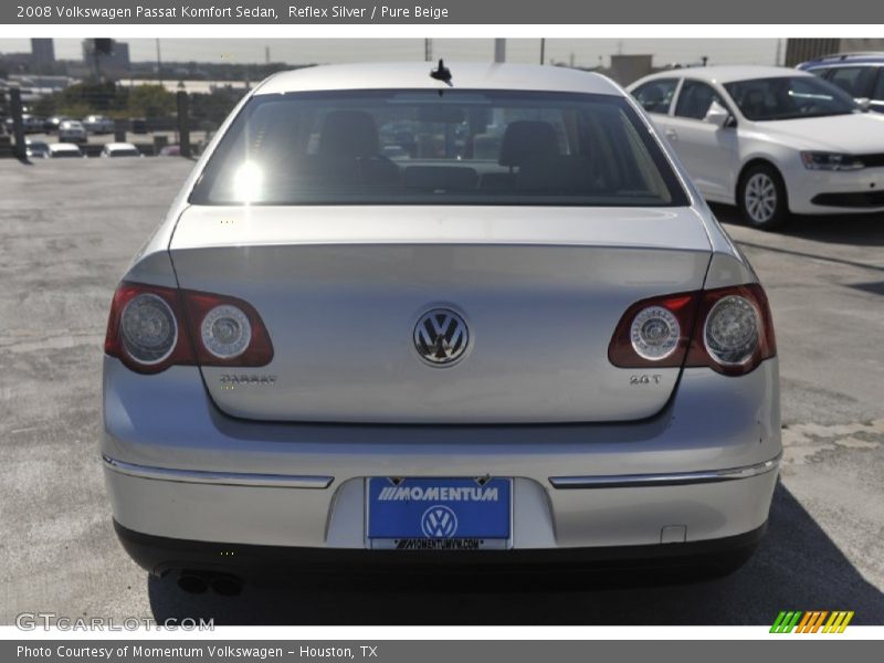Reflex Silver / Pure Beige 2008 Volkswagen Passat Komfort Sedan