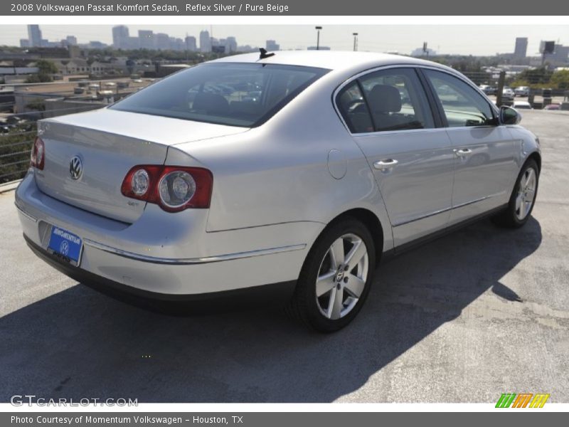 Reflex Silver / Pure Beige 2008 Volkswagen Passat Komfort Sedan