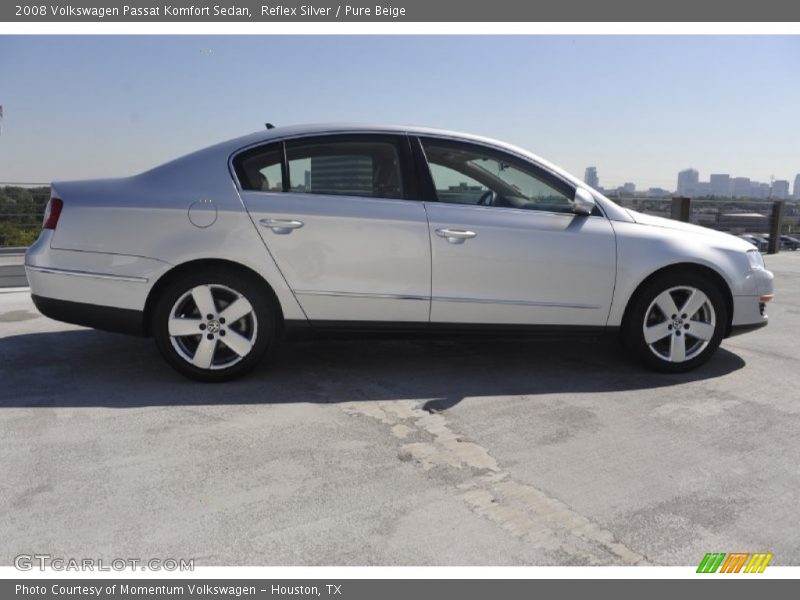 Reflex Silver / Pure Beige 2008 Volkswagen Passat Komfort Sedan
