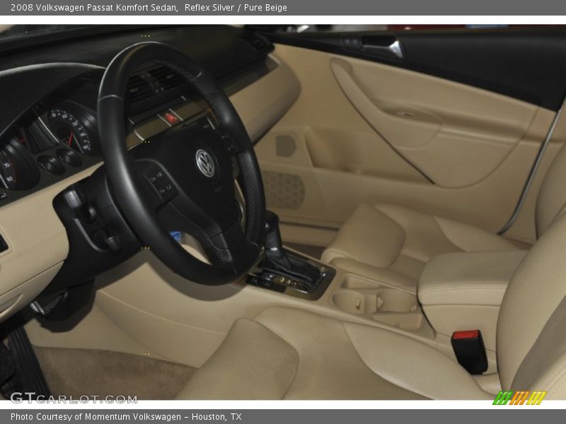 Reflex Silver / Pure Beige 2008 Volkswagen Passat Komfort Sedan