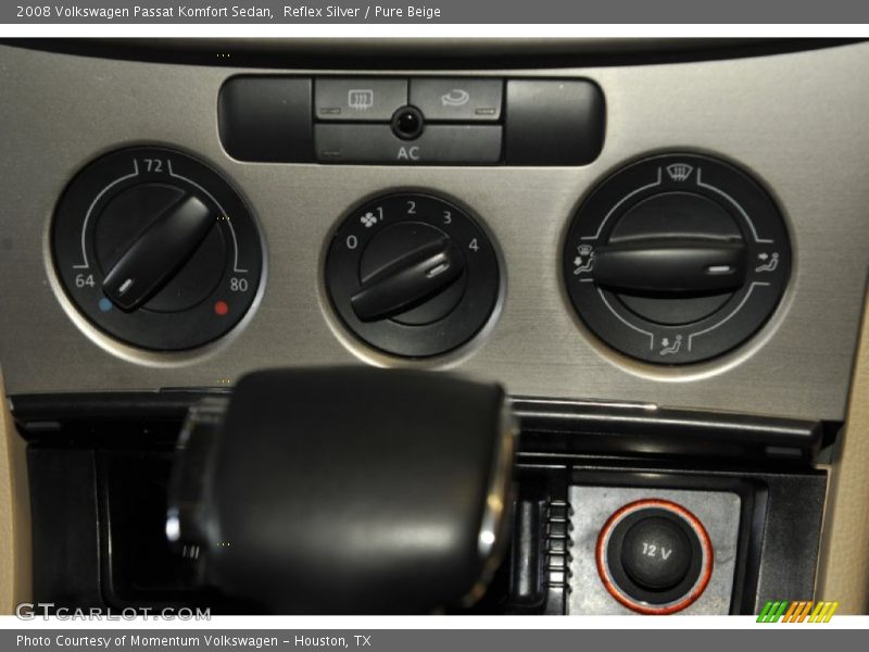 Reflex Silver / Pure Beige 2008 Volkswagen Passat Komfort Sedan