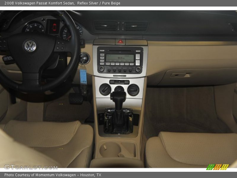 Reflex Silver / Pure Beige 2008 Volkswagen Passat Komfort Sedan