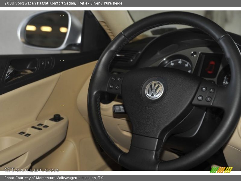Reflex Silver / Pure Beige 2008 Volkswagen Passat Komfort Sedan