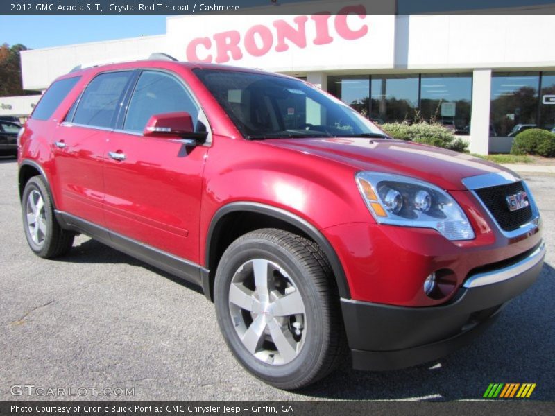 Crystal Red Tintcoat / Cashmere 2012 GMC Acadia SLT