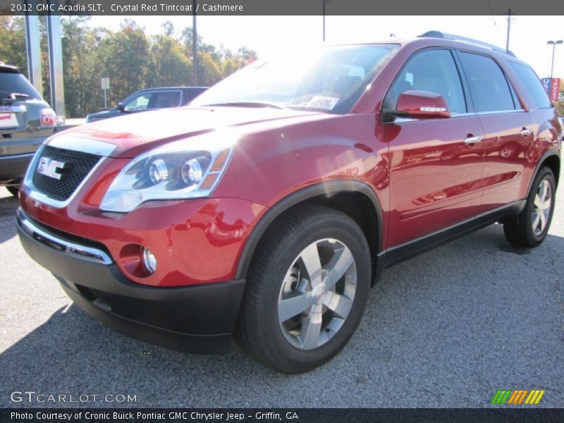 Crystal Red Tintcoat / Cashmere 2012 GMC Acadia SLT