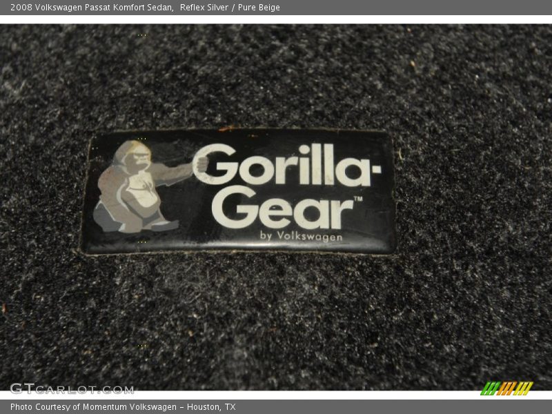 Reflex Silver / Pure Beige 2008 Volkswagen Passat Komfort Sedan