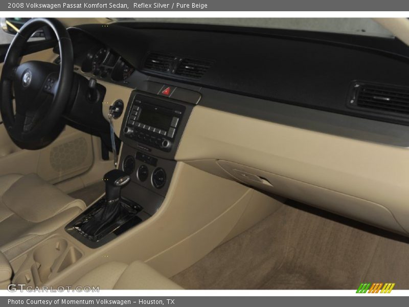 Reflex Silver / Pure Beige 2008 Volkswagen Passat Komfort Sedan