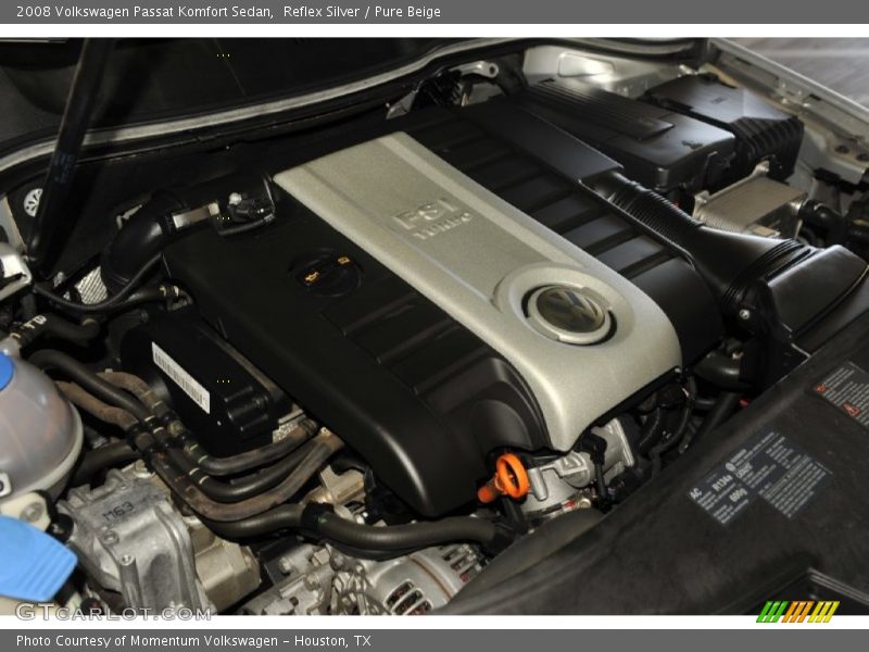 Reflex Silver / Pure Beige 2008 Volkswagen Passat Komfort Sedan