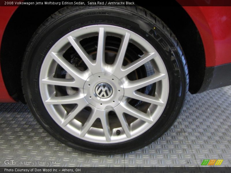 Salsa Red / Anthracite Black 2008 Volkswagen Jetta Wolfsburg Edition Sedan