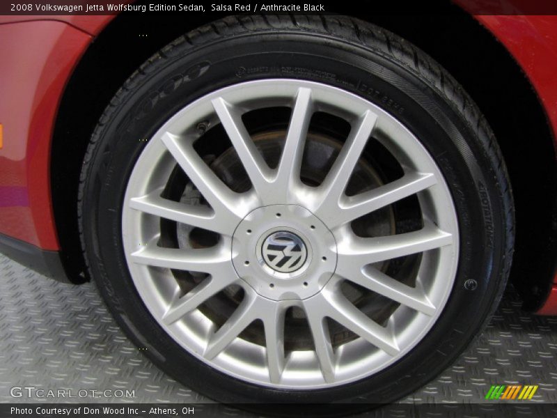 Salsa Red / Anthracite Black 2008 Volkswagen Jetta Wolfsburg Edition Sedan