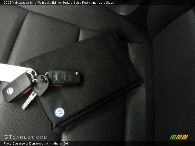 Salsa Red / Anthracite Black 2008 Volkswagen Jetta Wolfsburg Edition Sedan