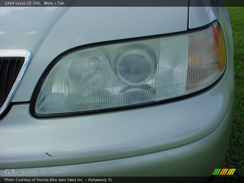 White / Tan 1994 Lexus GS 300