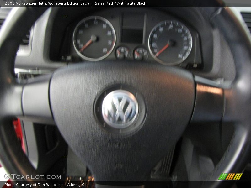 Salsa Red / Anthracite Black 2008 Volkswagen Jetta Wolfsburg Edition Sedan