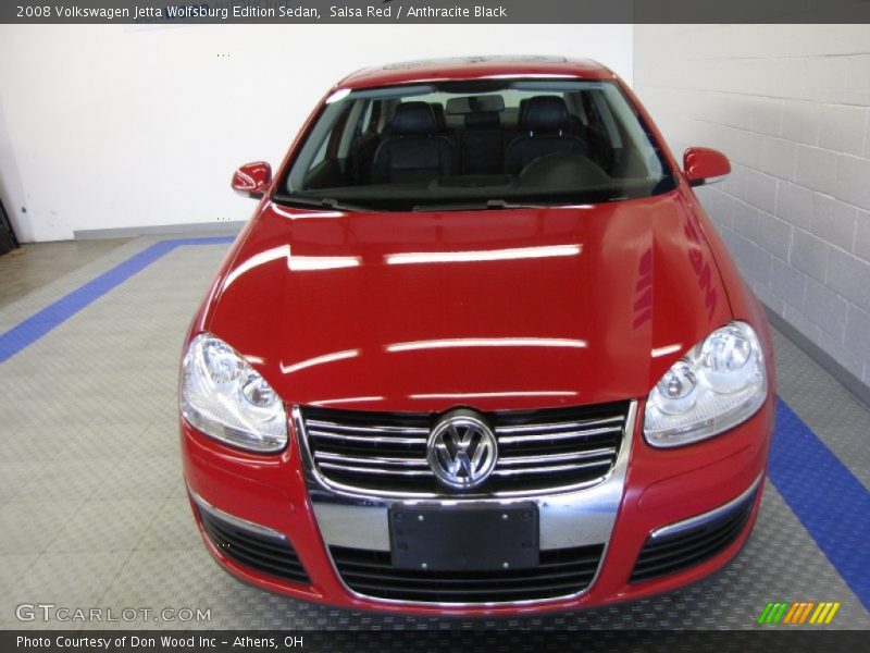 Salsa Red / Anthracite Black 2008 Volkswagen Jetta Wolfsburg Edition Sedan