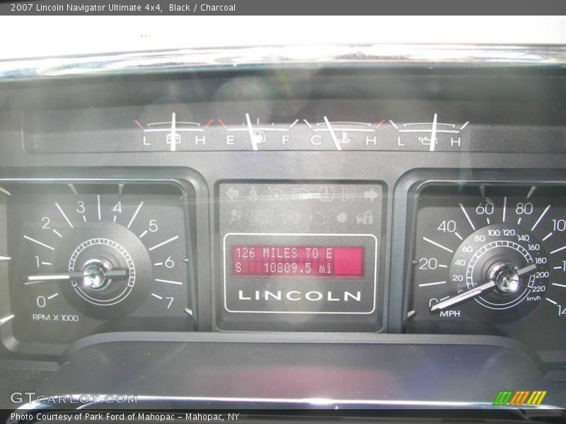 Black / Charcoal 2007 Lincoln Navigator Ultimate 4x4